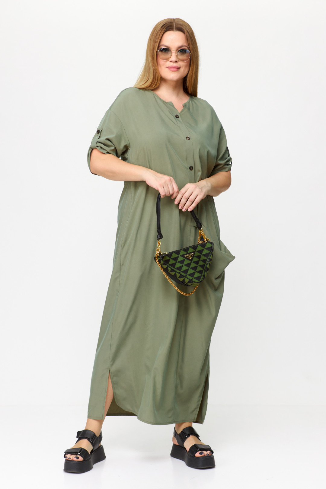 Платье Мишель Шик 2094/3 шалфей - фото 3